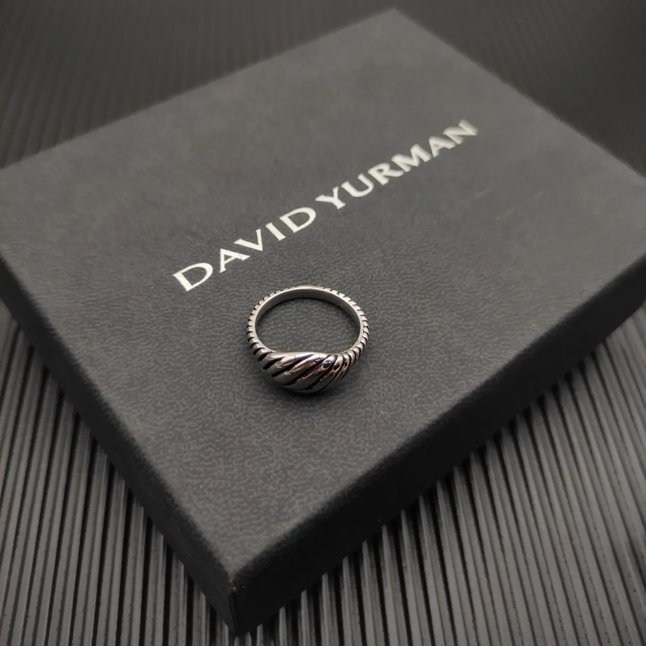 David Yurman 10mm Sterling Silver Wave Ring
